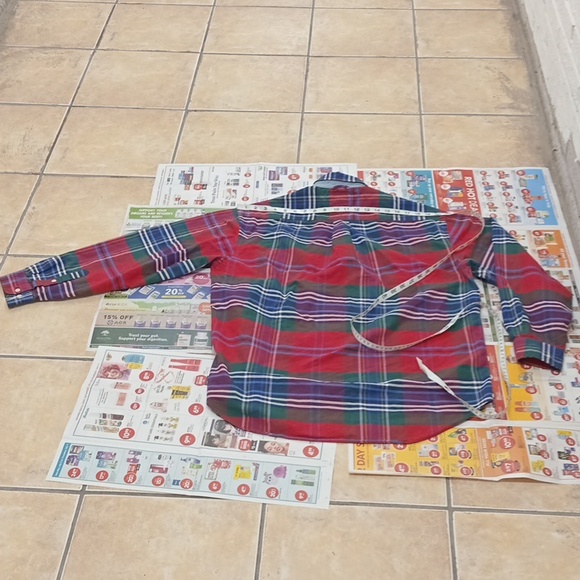 Mens Tommy Hilfiger Multicoloured Plaid Shirt.L - Picture 1 of 7